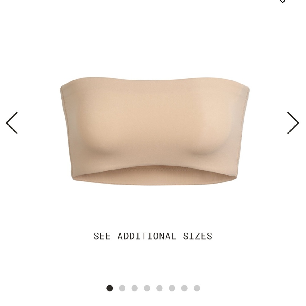 NWT FITS EVERYBODY BANDEAU | MICA - MICA / 3X Nude Color